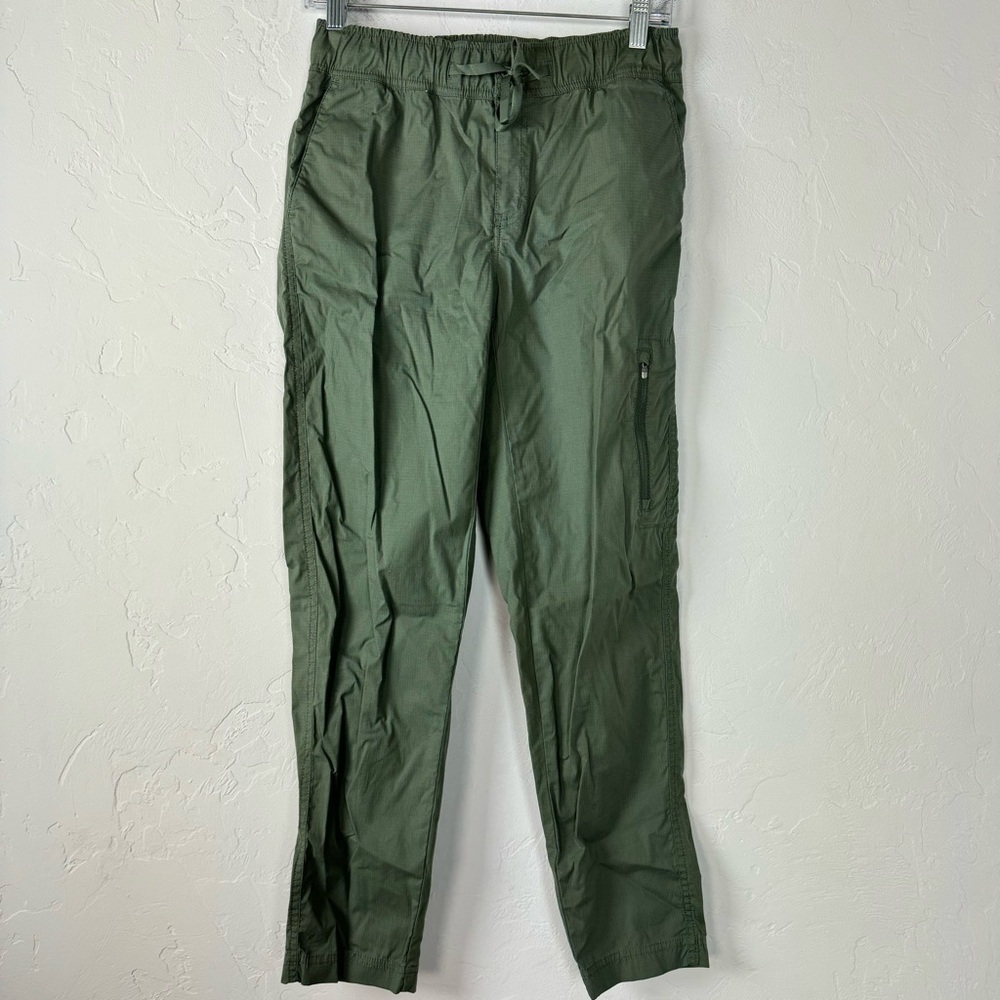 Orvis Pants Sweat Joggers Go The Distance Straight Leg Ankle Solid Green Dark - Picture 1 of 10
